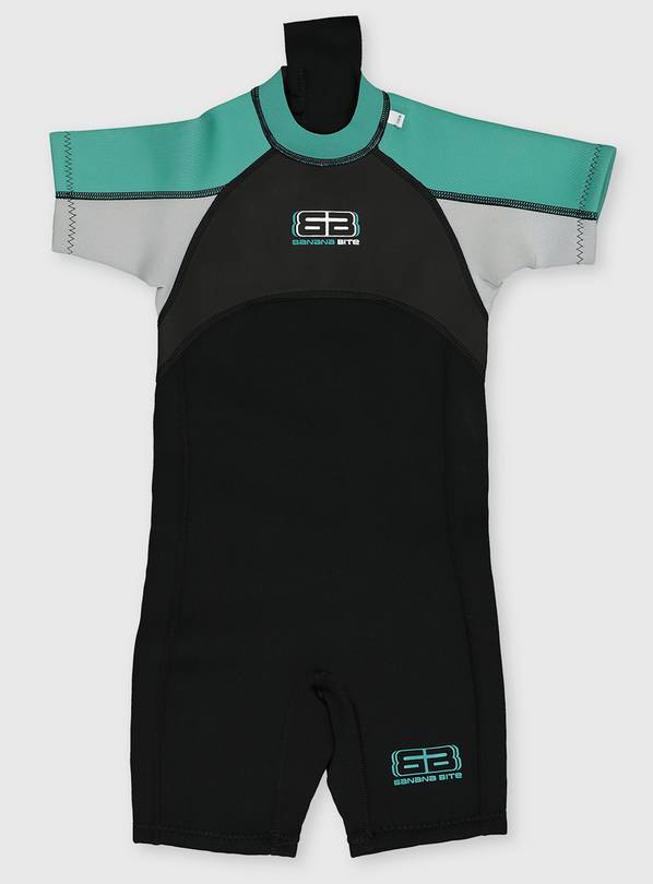 Buy Black, Grey & Green Short Wetsuit 1112 years Swimwear Argos