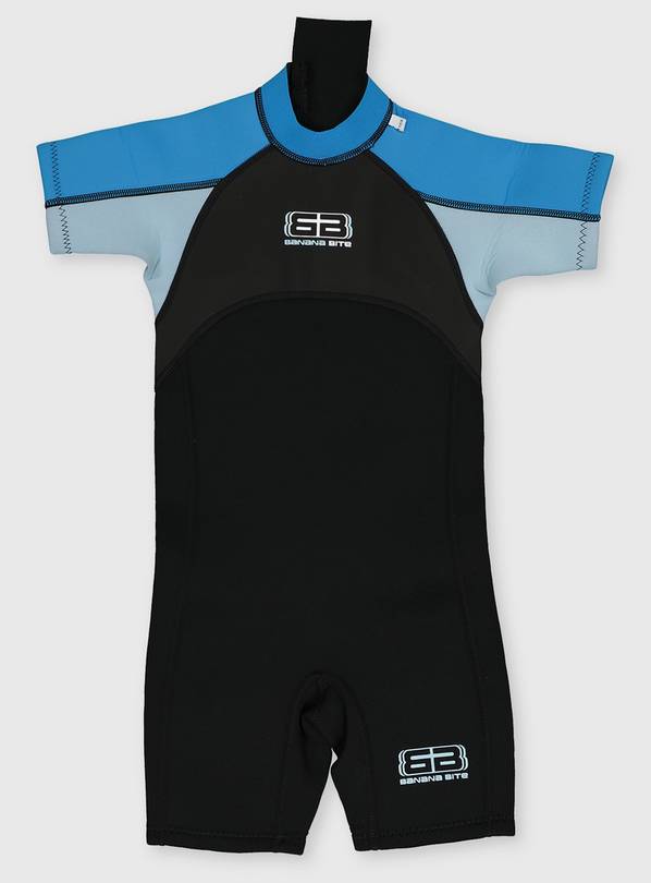 Buy Blue & Black Short Wetsuit 1112 years Swimwear Argos