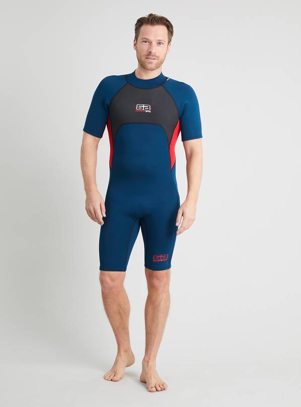 Buy Men's Family Navy Short Leg Wetsuit S Swimwear Argos