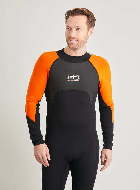 Buy Men's Black Long Leg Wetsuit XXL Swimwear Argos