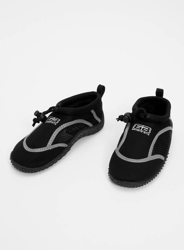 Black Wet Shoes - 31 (UK 13 Infant)