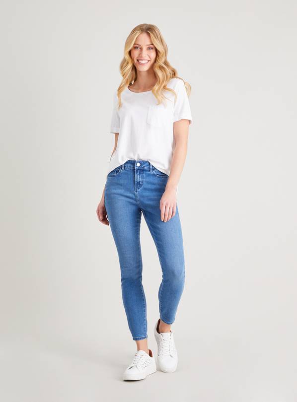 Buy Midwash Blue Denim Skinny Jeans - 10S | Jeans | Argos