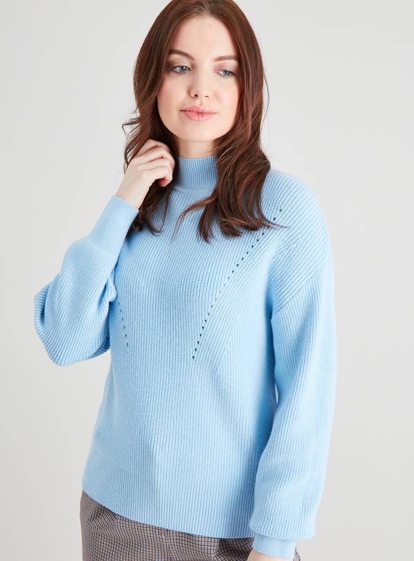 Ladies light hot sale blue jumper