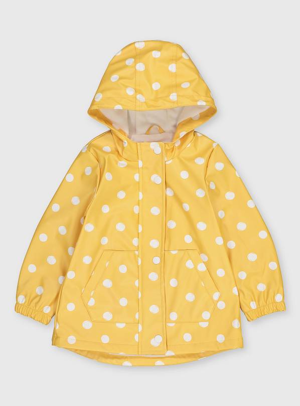Buy Yellow Spot Rubber Fleece Lined Mac - 5-6 years | Coats and jackets ...