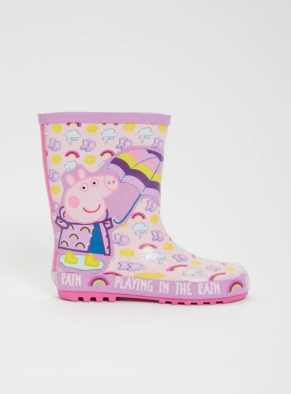 Peppa pig best sale slippers sainsbury's