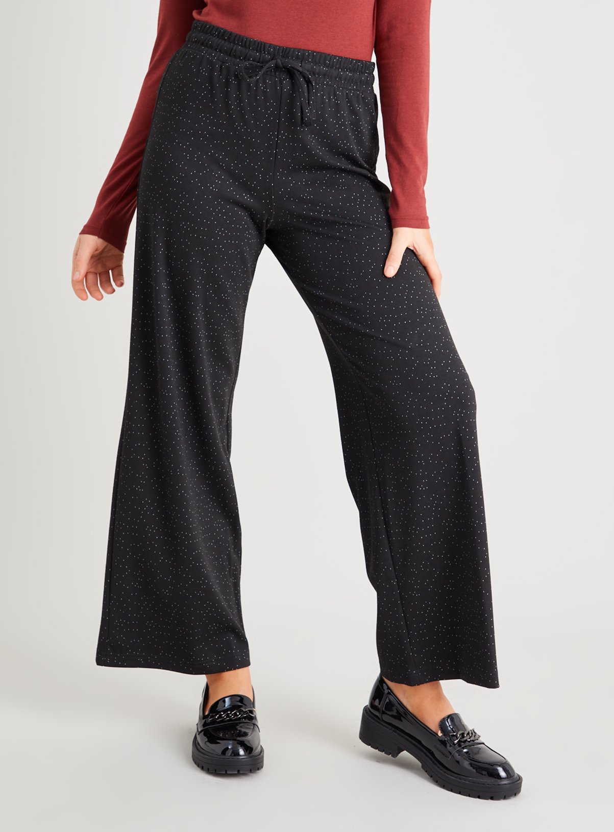 womens black loose pants