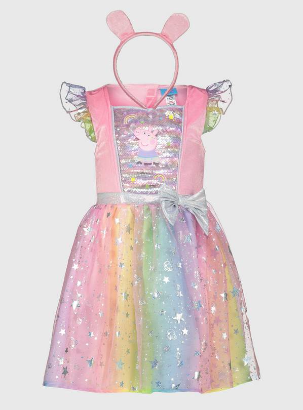 Peppa Pig Rainbow Fairy Costume - 5-6 years