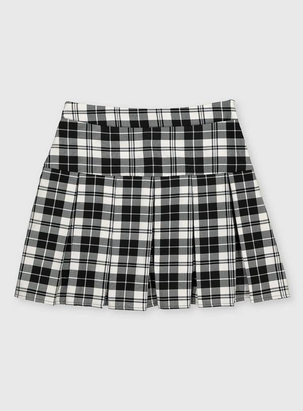 Buy TEEN Mono Check Box Pleat Skirt - 8 years | Skirts and shorts | Argos