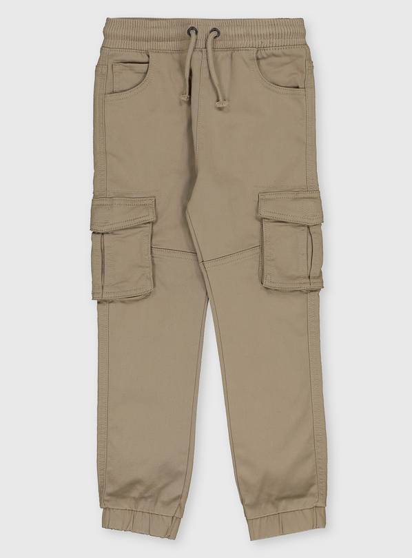 Stone Cargo Trousers - 8 years