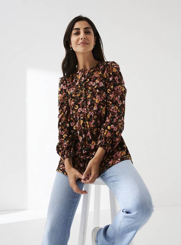 Buy FATFACE Tabitha Petal Scatter Longline Top - 14 | Tops | Argos