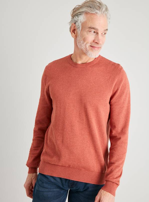 Buy Orange Crew Neck Jumper S Jumpers and cardigans Argos