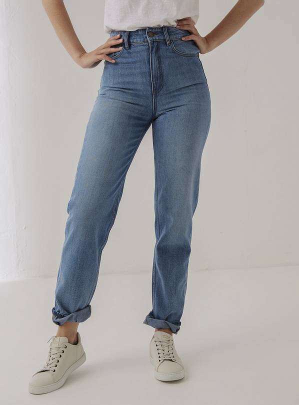 FATFACE Blue Mom Jeans - 20