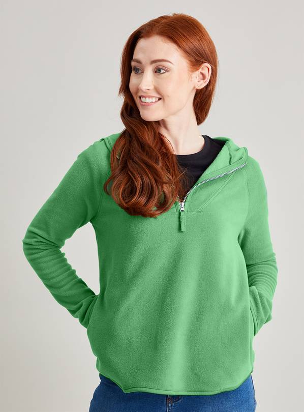 Buy Green Half Zip Hoodie 14 Hoodies and sweatshirts Argos