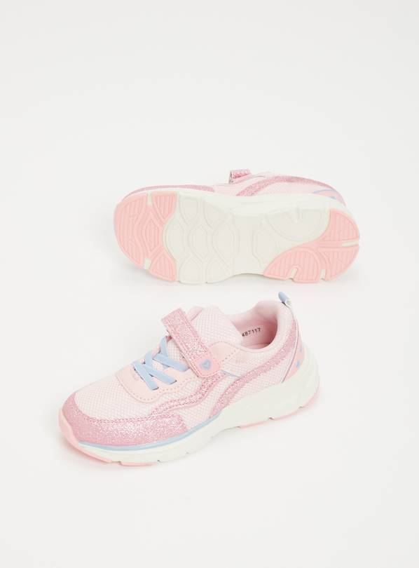 Pink Sparkle Trainers - 4 Infant