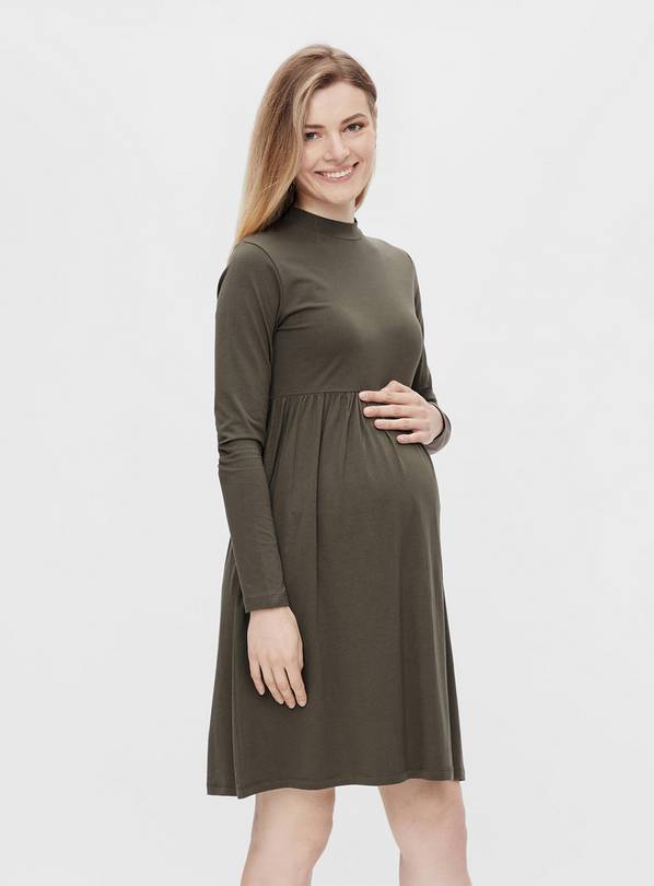 Grey Maternity Mini Dress - M/UK10
