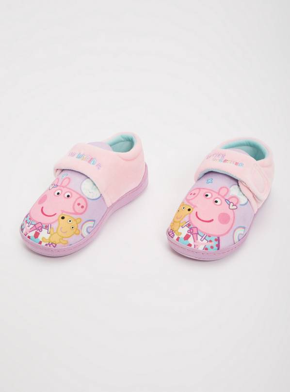 Buy Peppa Pig Pink Doctor Slippers - 8-9 Infant | null | Argos