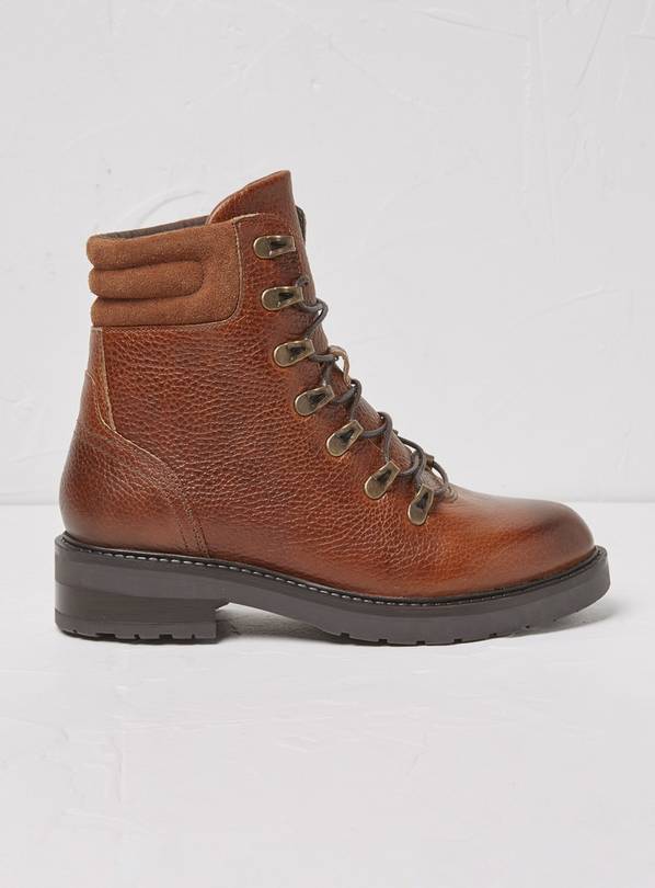 Buy FATFACE Tan Harper Hiker Boots - 6.5 | Boots | Argos