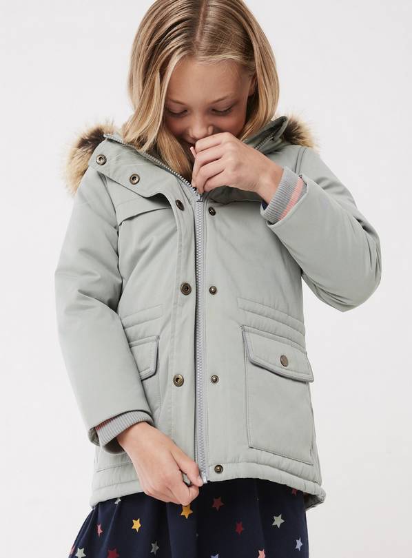 Buy FATFACE Green Evesham Parka - 8-9 years | Coats and jackets | Argos