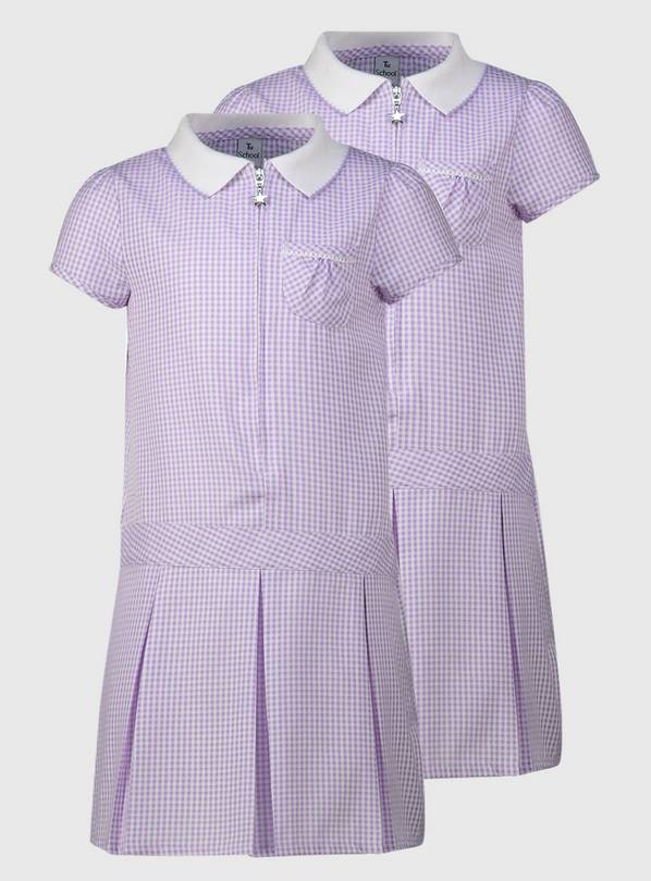 Lilac gingham hot sale school dress