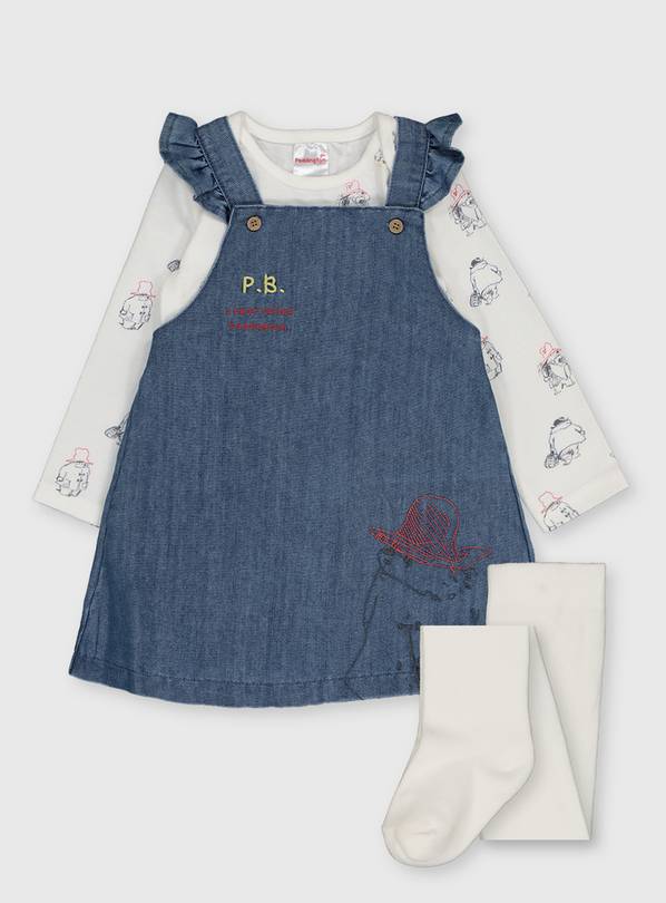 Buy Paddington Bodysuit, Pinafore & Tights 1824 months Dresses Argos