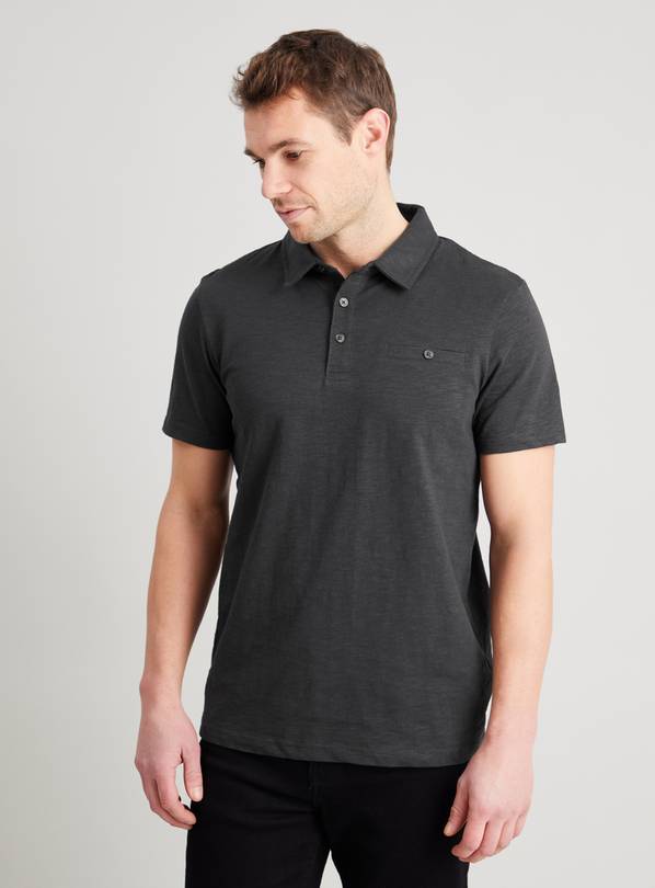 Buy Black Jersey Polo Shirt XL Tshirts and polos Argos