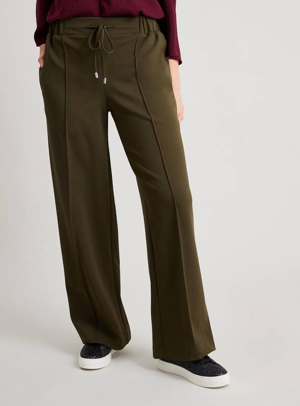 Buy SOSANDAR Khaki Patch Pocket Boot Cut Trouser 20