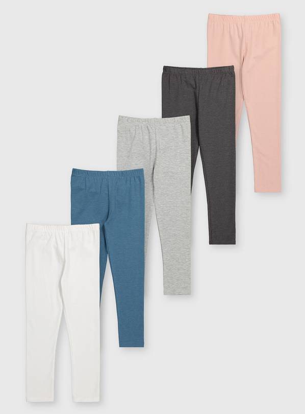 Buy Assorted Leggings 5 Pack - 4 years | Multipacks | Tu