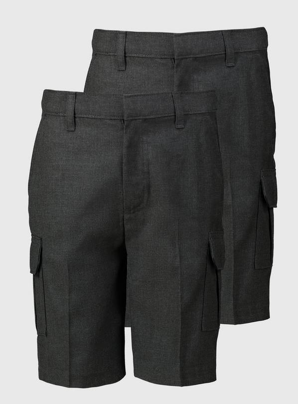 Grey Cargo Shorts 2 Pack - 4 years