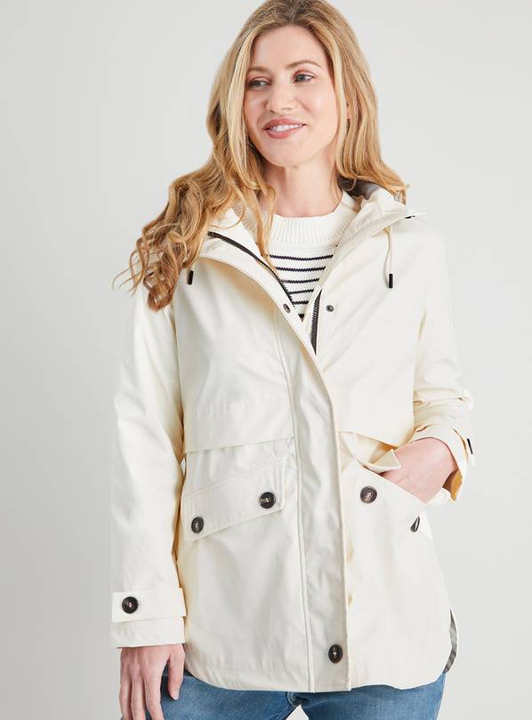 Buy Cream Shower Resistant Rubber Mac 8 Coats Argos