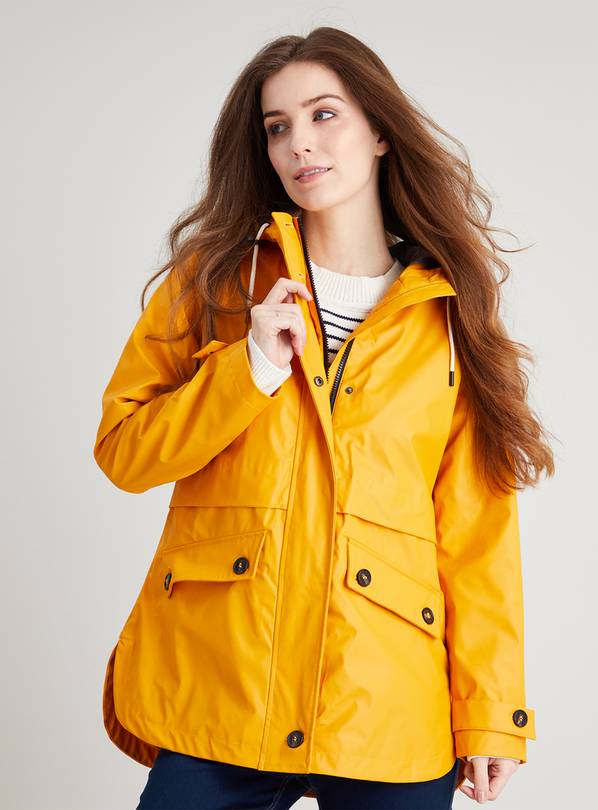 Marigold Shower Resistant Rubber Raincoat - 10