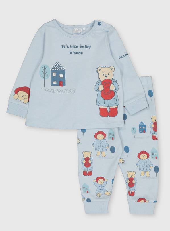 Buy Paddington Blue Pyjamas 6 9 months Sleepsuits and