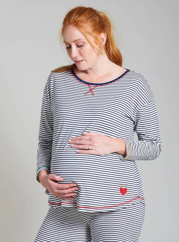 Buy FRUGI BLOOM MATERNITY & NURSING Stripe PJ Top 16 Maternity