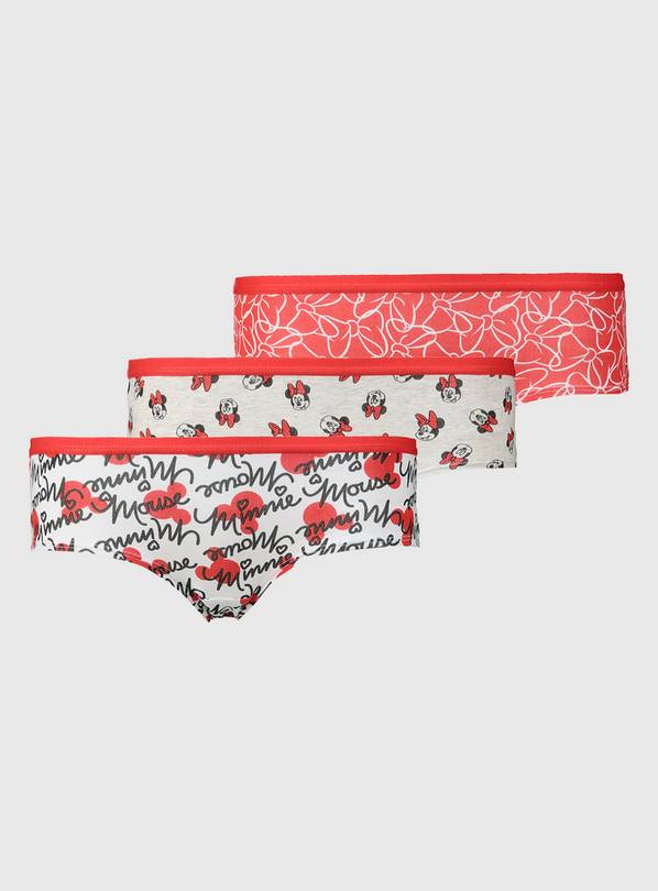 Disney Minnie Mouse Heart Knicker Shorts 3 Pack - 10