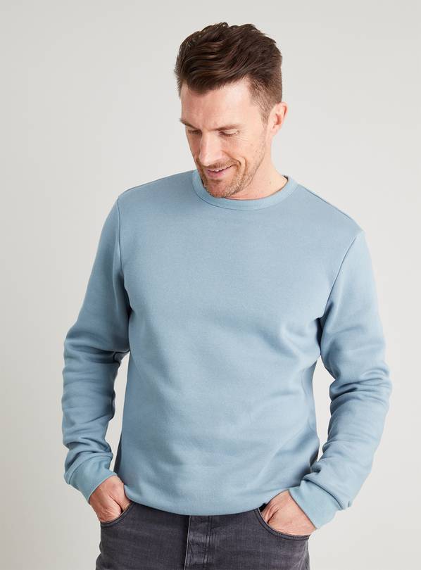 Buy Blue Crew Neck Sweatshirt L Sweatshirts and hoodies Argos