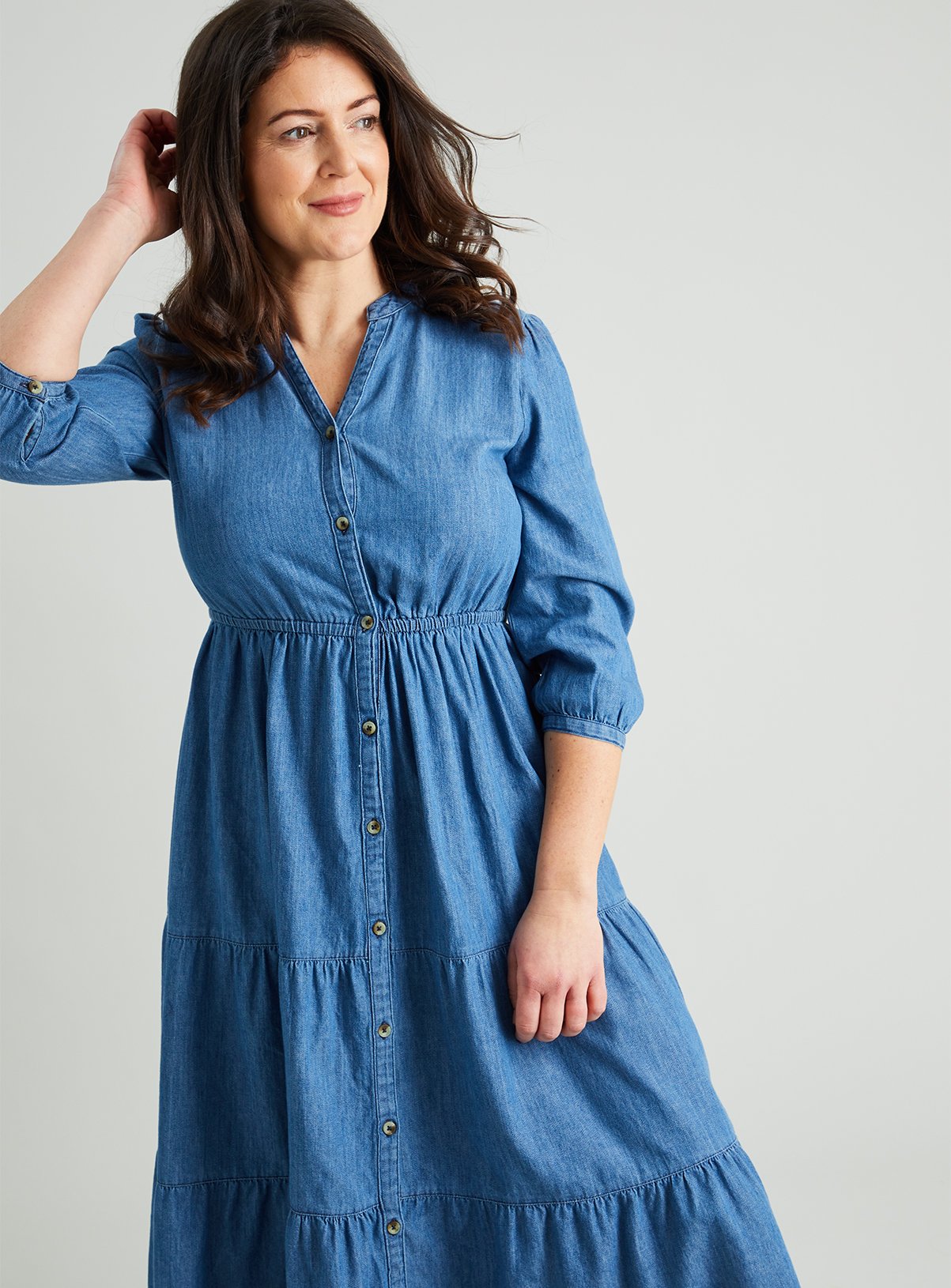 sainsbury denim dress
