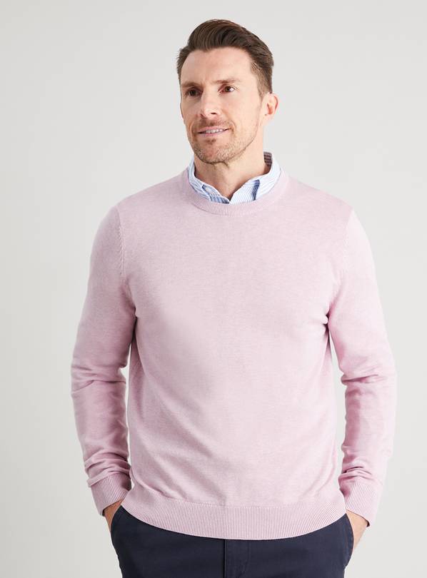Buy Pink Crew Neck Jumper XXXL Jumpers and cardigans Argos