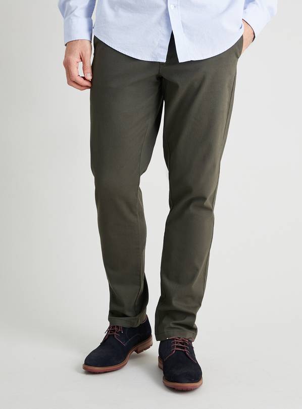 Buy Khaki Slim Fit Chinos - W38 L34 | Workwear | Argos