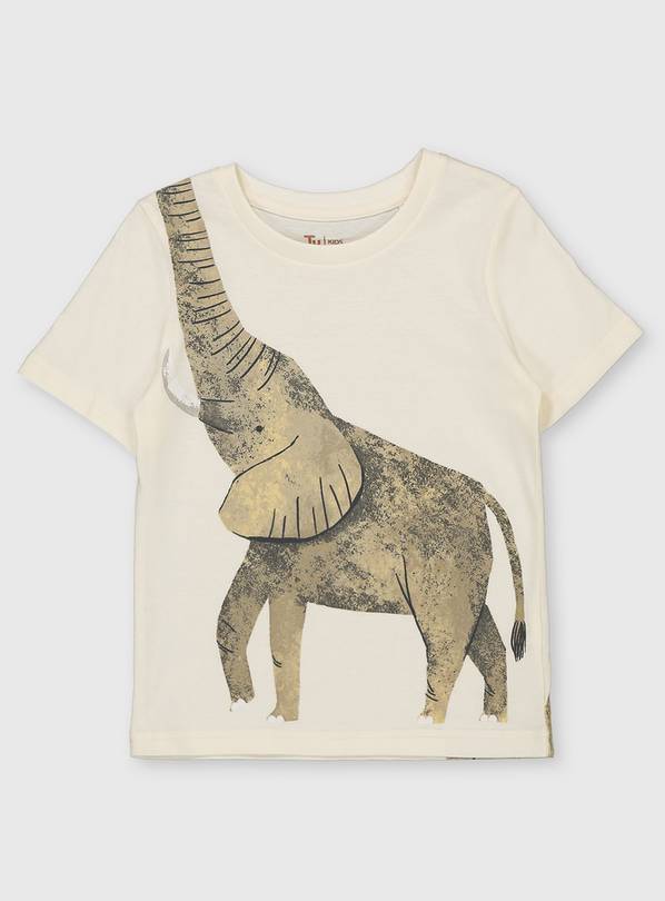 Buy Cream Elephant TShirt 1.52 years Tshirts and shirts Argos