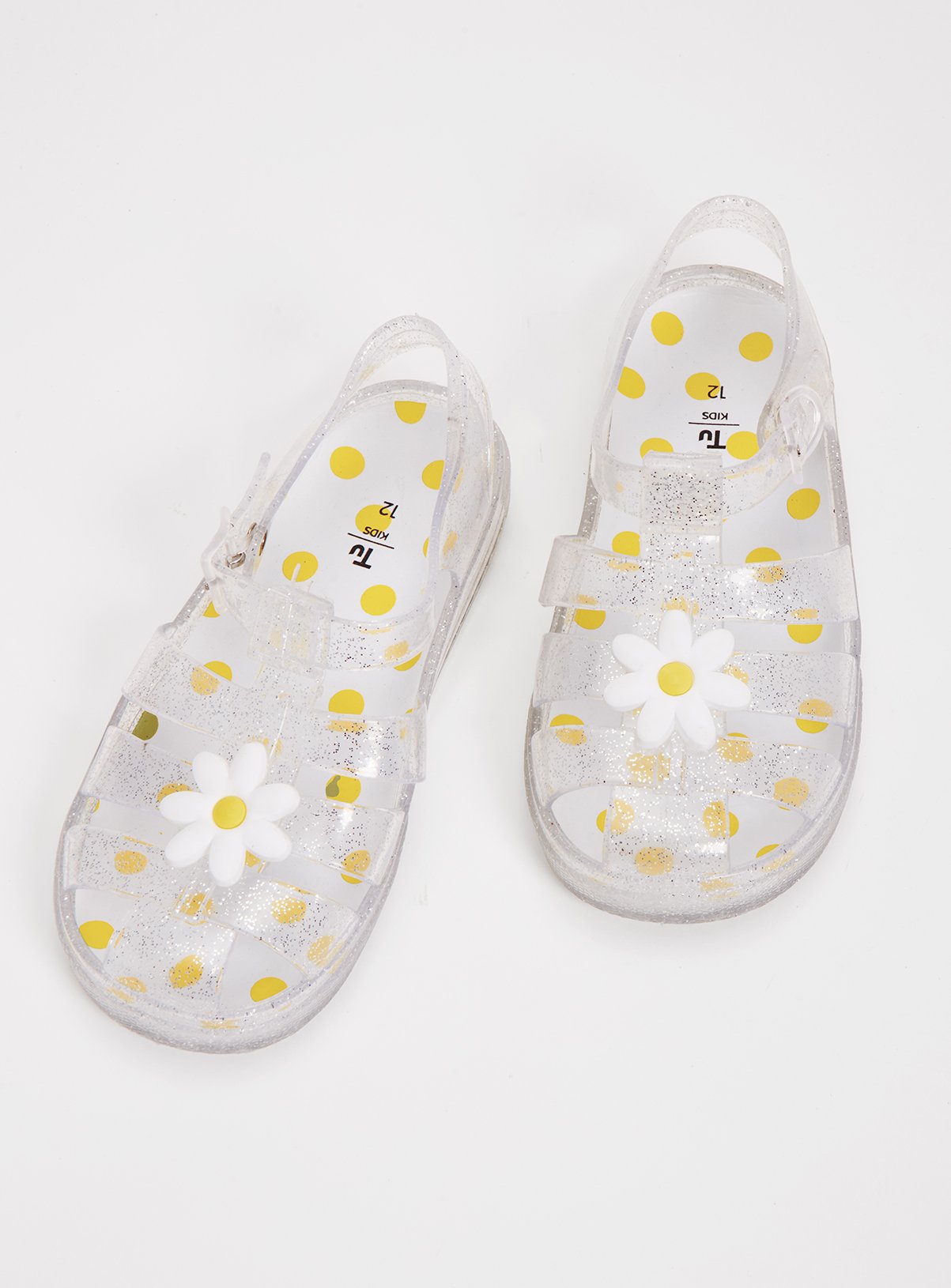 yellow jelly shoes