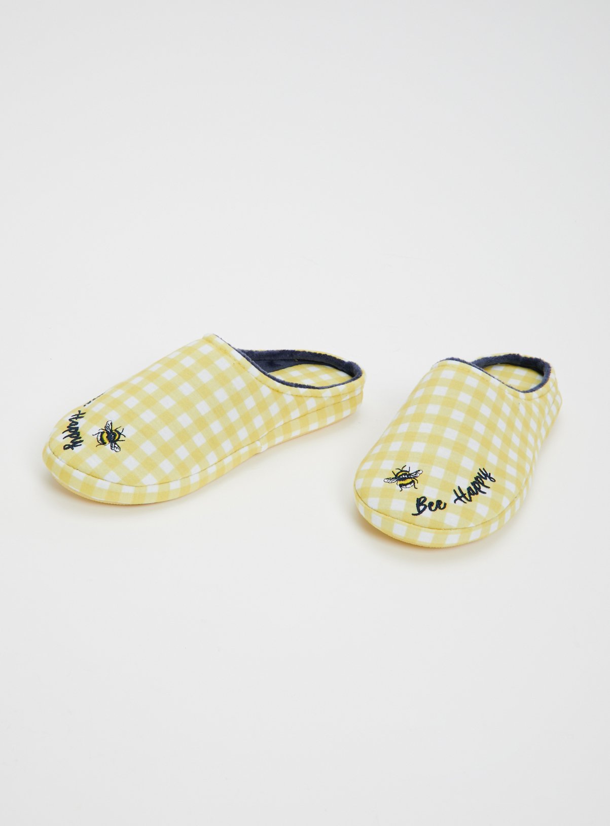 yellow mule slippers