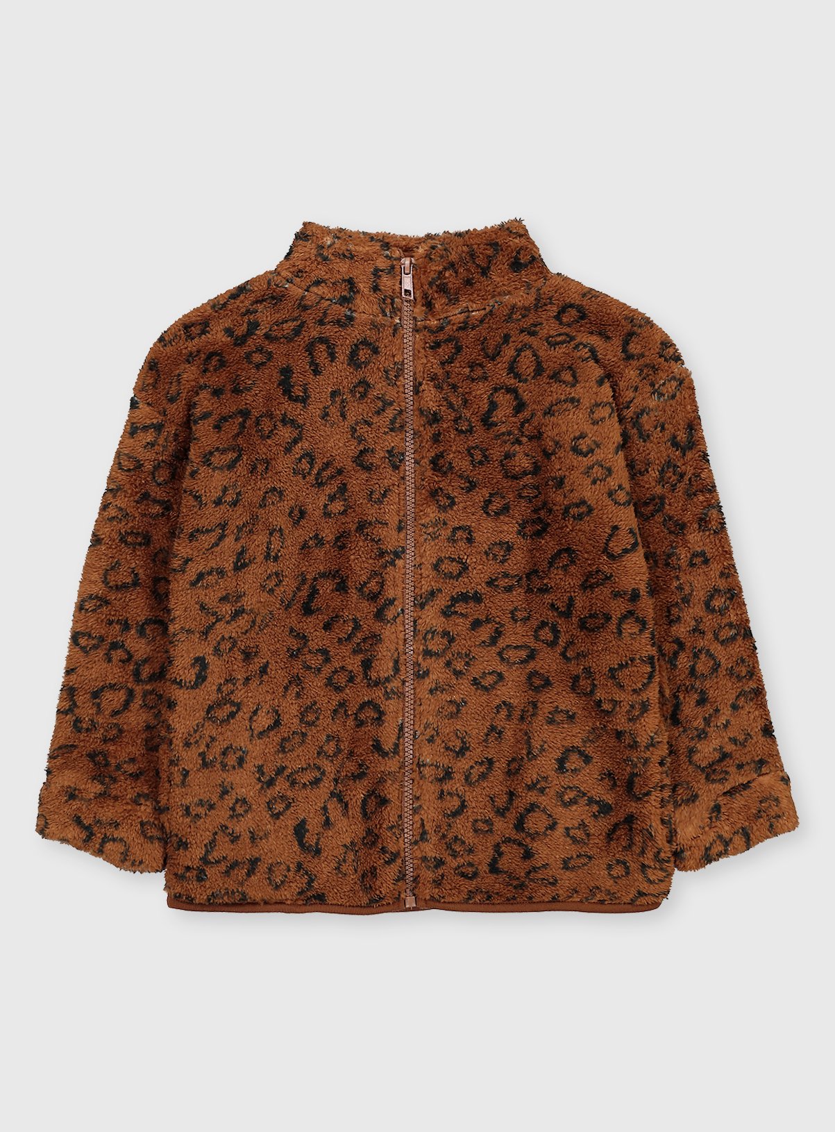 fleece animal print jackets