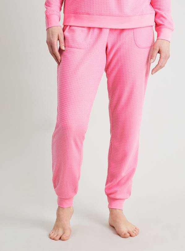 Buy Pink Waffle Texture Coord Pyjama Bottoms 22 Pyjamas Argos