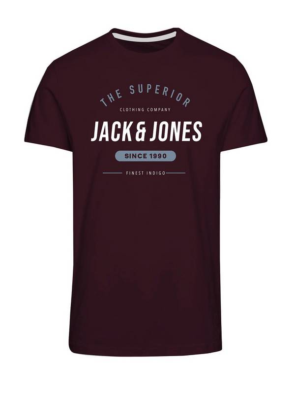 JACK & JONES Junior Brown Logo T-Shirt - 13-14 years