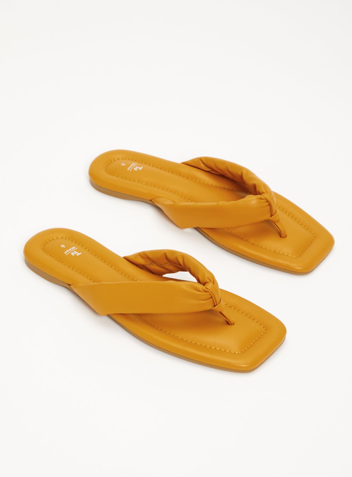 tu yellow sandals