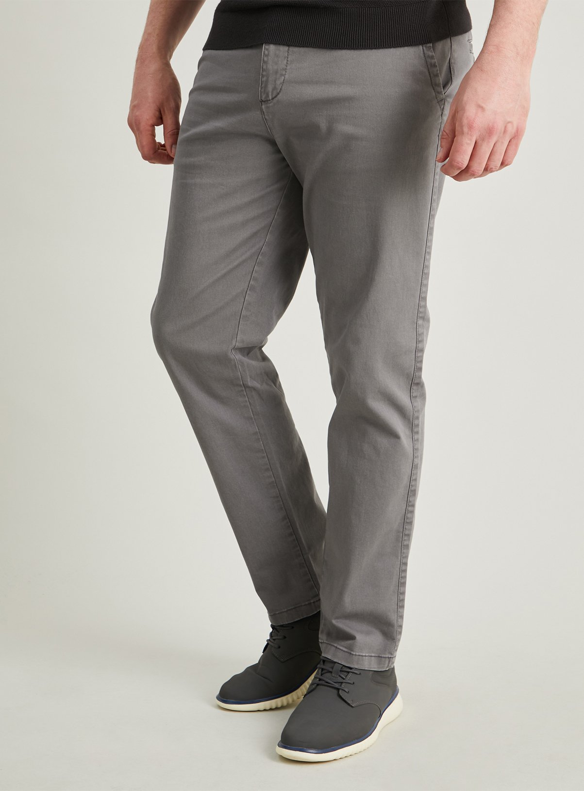 Charcoal Grey Straight Leg Chinos With Stretch review | 9.1 / 10