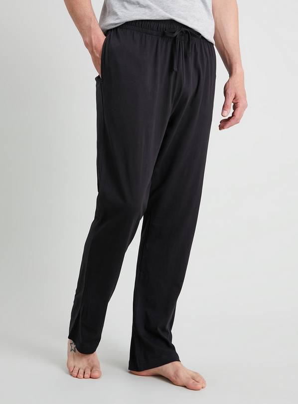 Buy Black Charcoal Lounge Bottoms 2 Pack M Pyjamas Tu