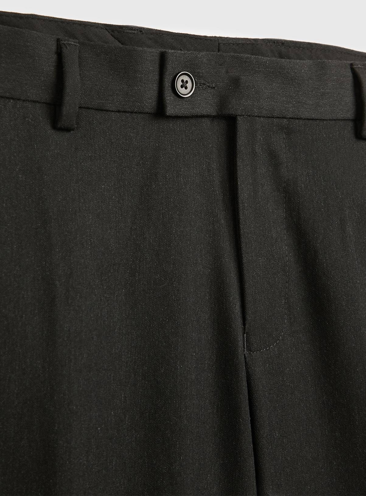 Charcoal Grey Tailored Fit Trousers  W40 L31 - Image 4