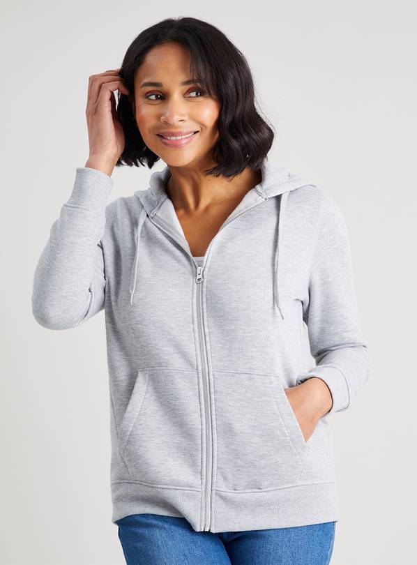 Buy Grey Zip-Through Hoodie - 20 | Hoodies and sweatshirts | Argos
