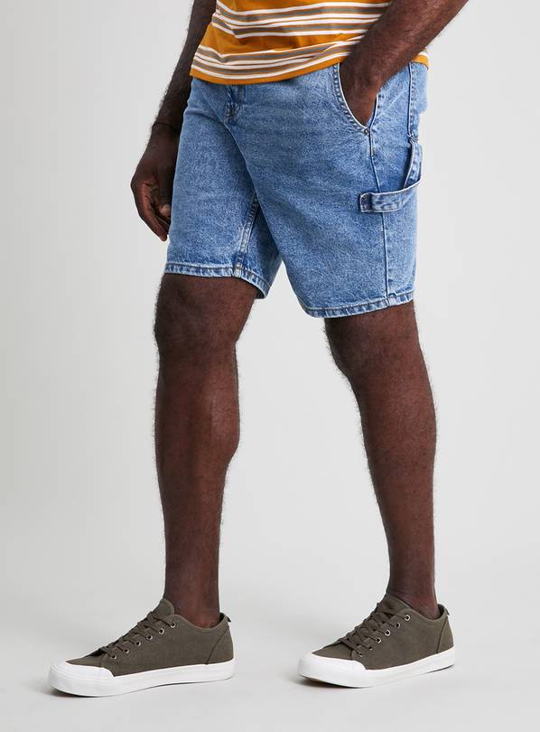 Buy Blue Denim Carpenter Shorts 40 Shorts Argos