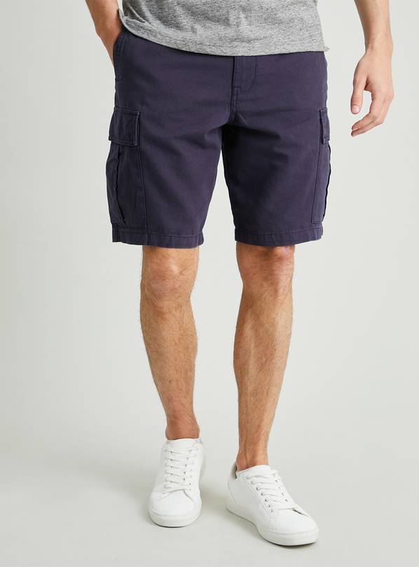 Buy Navy Cargo Shorts - 38 | Shorts | Argos